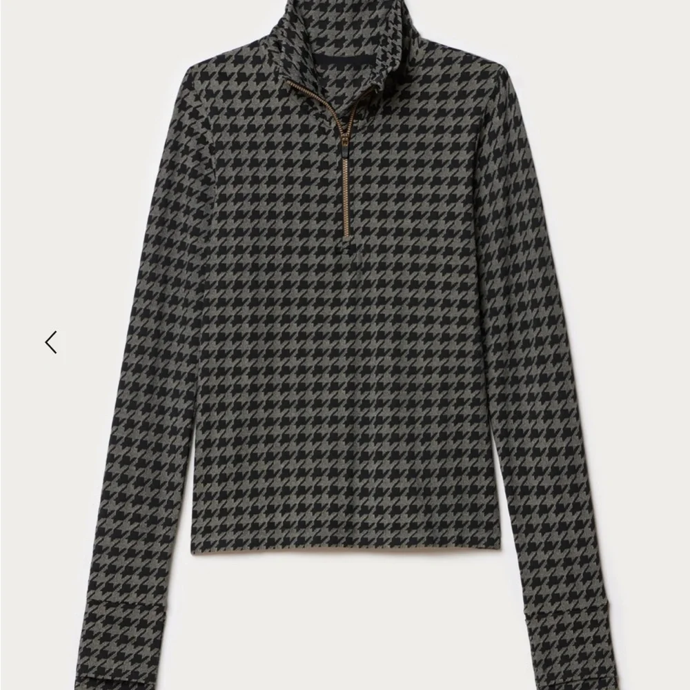 RHONE Houndstooth Seamless Base 1/4 Zip - Picture 3 of 3